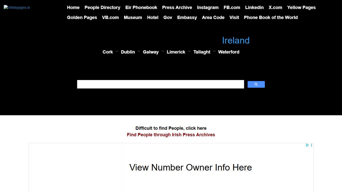 Whitepages.ie - Connect with People from Ireland