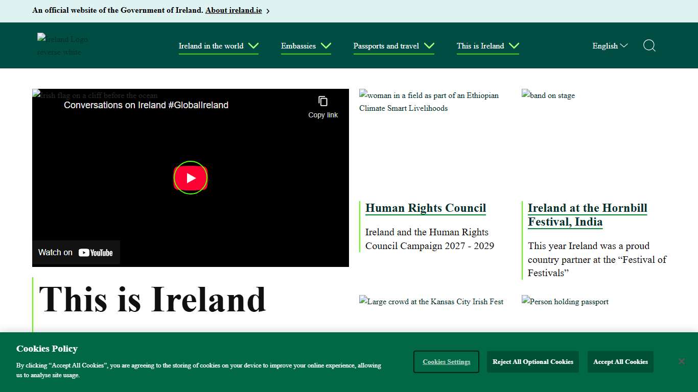 Ireland.ie | Official international website of Ireland | This is Ireland
